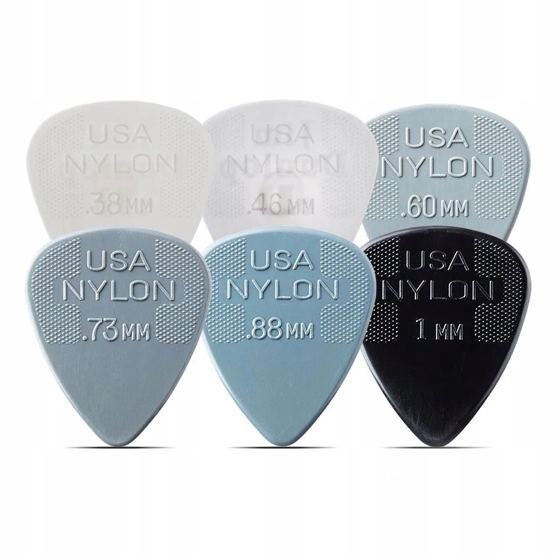 

Kostka do gitary 6 Szt Kostki Dunlop Nylon Jakość