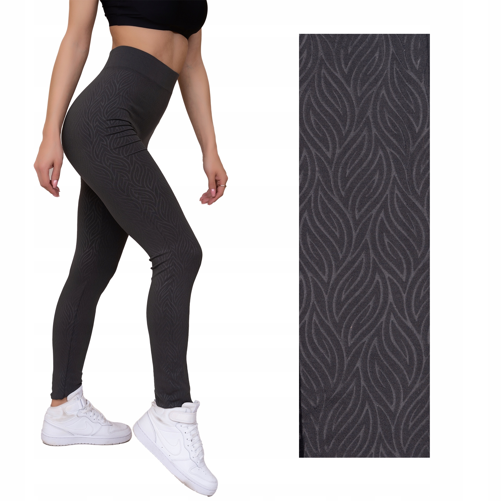 

Bezszwowe legginsy damskie Bawełna