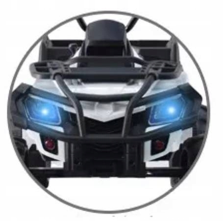 Monster Quad Elektryczny Terenowy Na Akumulator 24V 2x45W EVA LED MP3 Długość pojazdu 117 cm