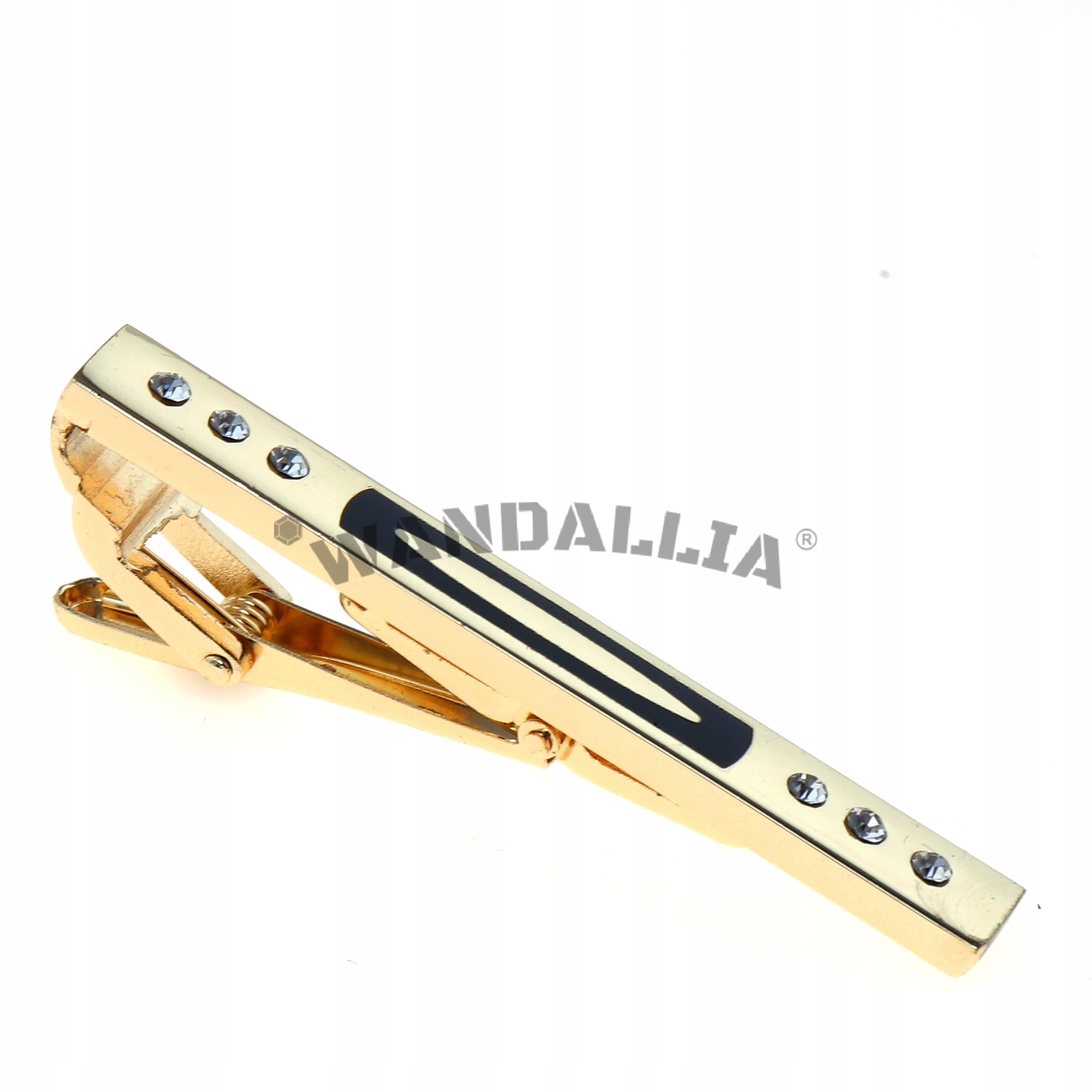 WANDALLIA Spinka do Krawata SP-KR-5 Klasyczna Złota dł.6cm Marka Wandallia