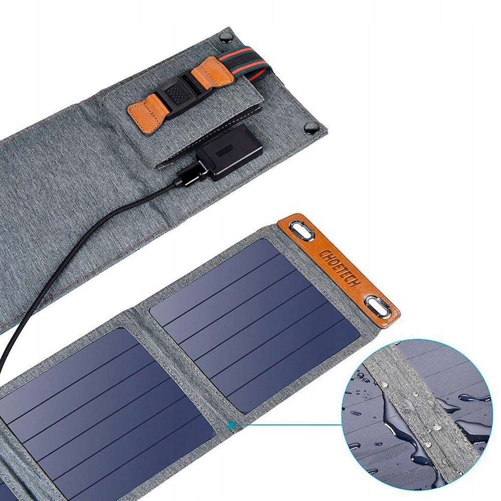 MAŁA MATA ŁADOWARKA SOLARNA SŁONECZNA Choetech 14W Kod producenta SC004