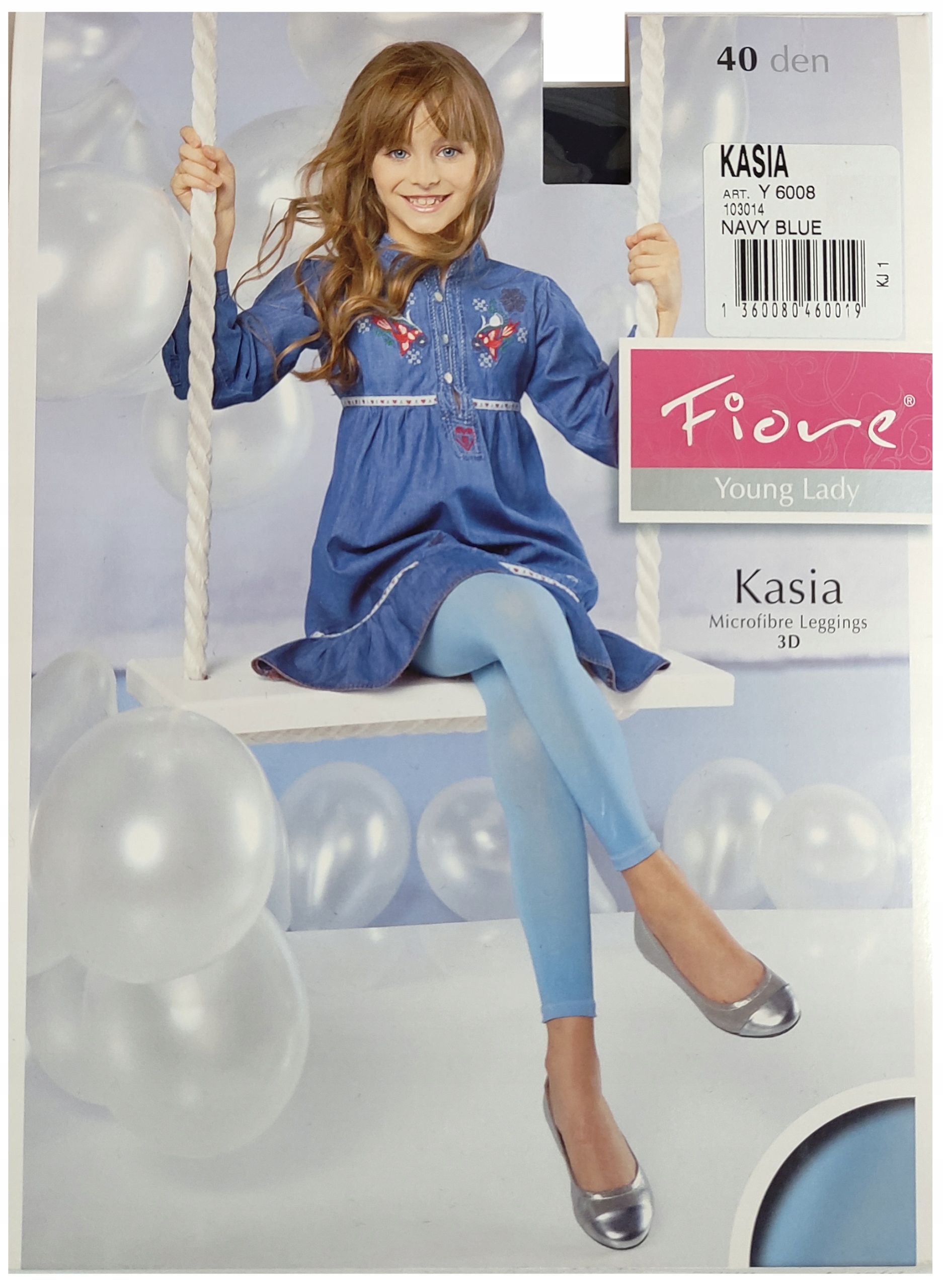 

Legginsy Getry Fiore długie mikro 40 140-146 navy