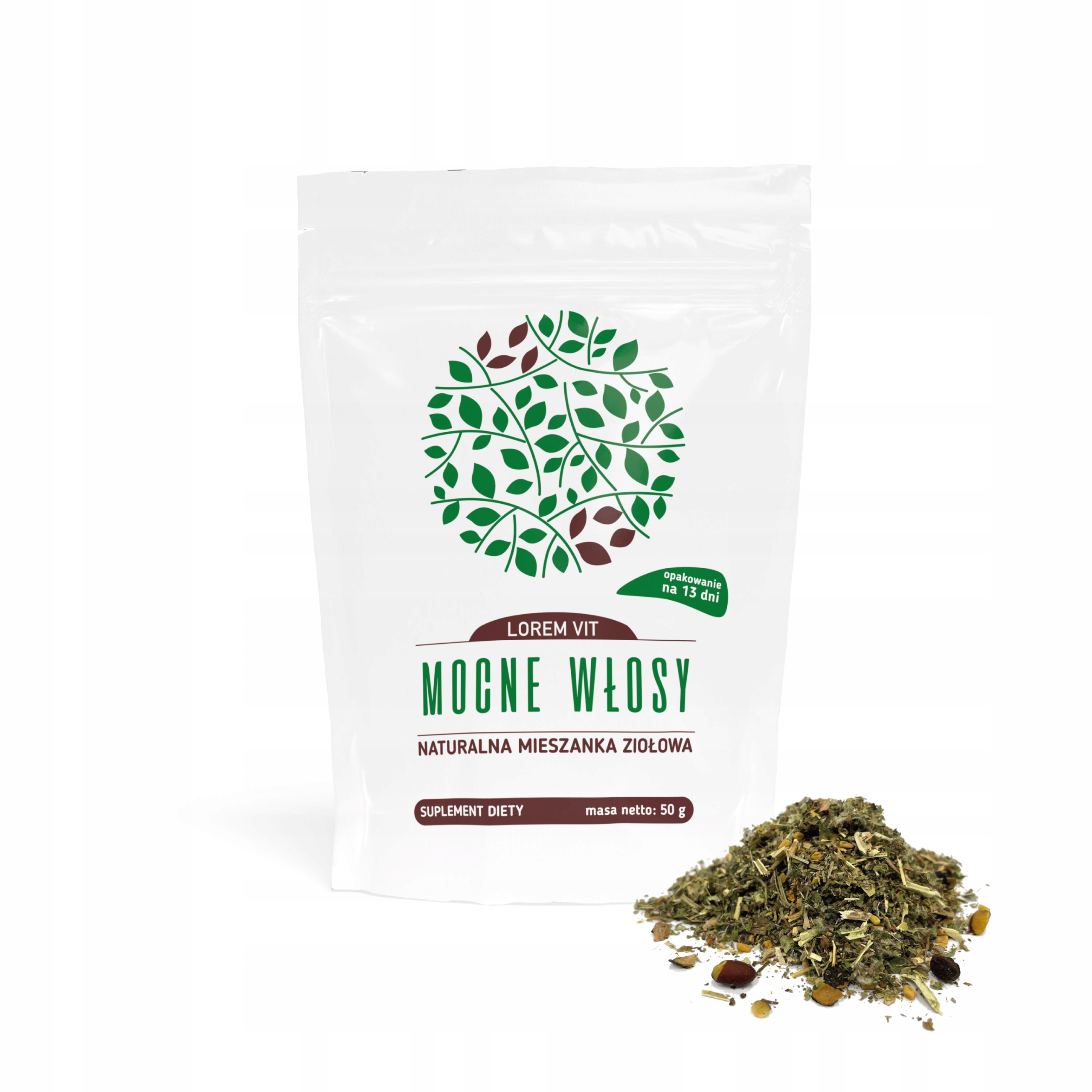 2 x Lorem Vit naturalna mieszanka ziołowa Mocne Włosy susz 50 g