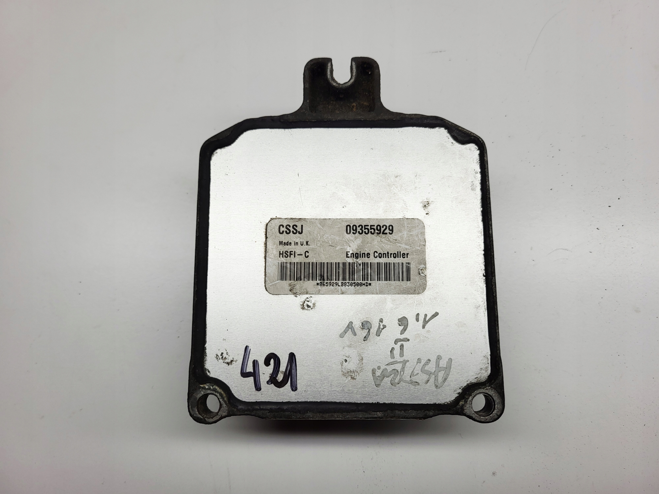 control unit of the engine computer Opel ASTRA G 1.6 16V 09355929 CSSJ