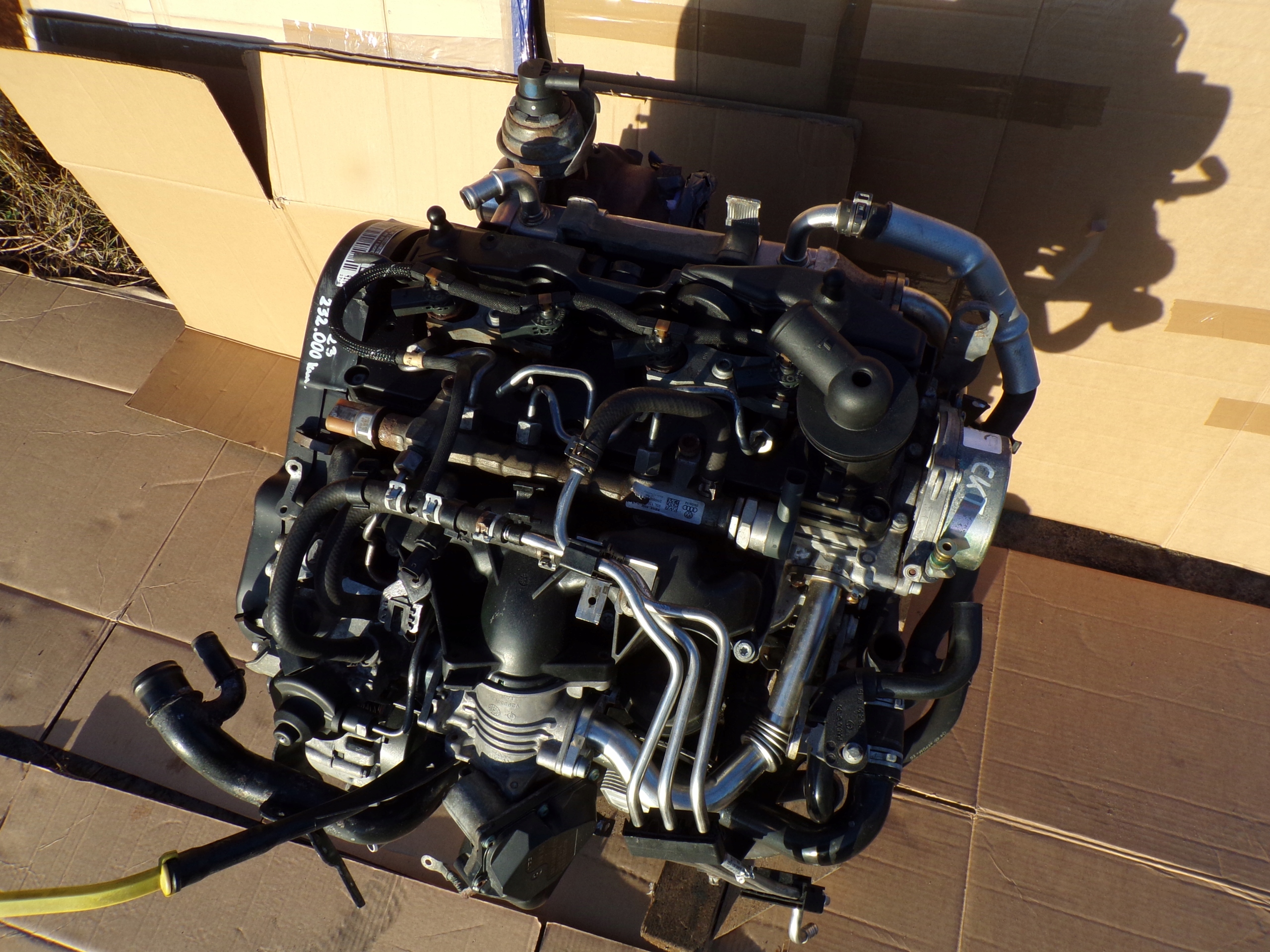 VW CRAFTER 2.0 TDI engine complete z klima CKT 2015 r. przebieg 239 tys.
