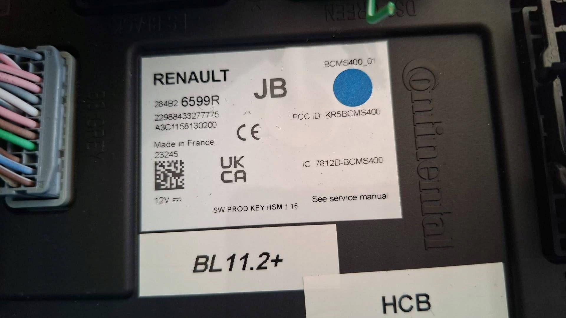 comfort control unit BCM Renault Scenic E-Tech V 284B26599R
