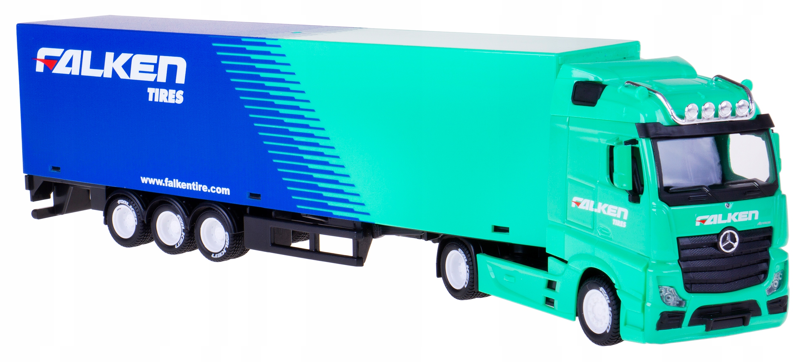 

Tir Mercedes Actros Ciągnik Naczepa Bburago 1:43 Z