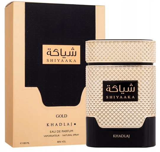 Khadlaj Shiyaaka Gold 100ML Unisex Parfémovaná voda Luxus a elegance