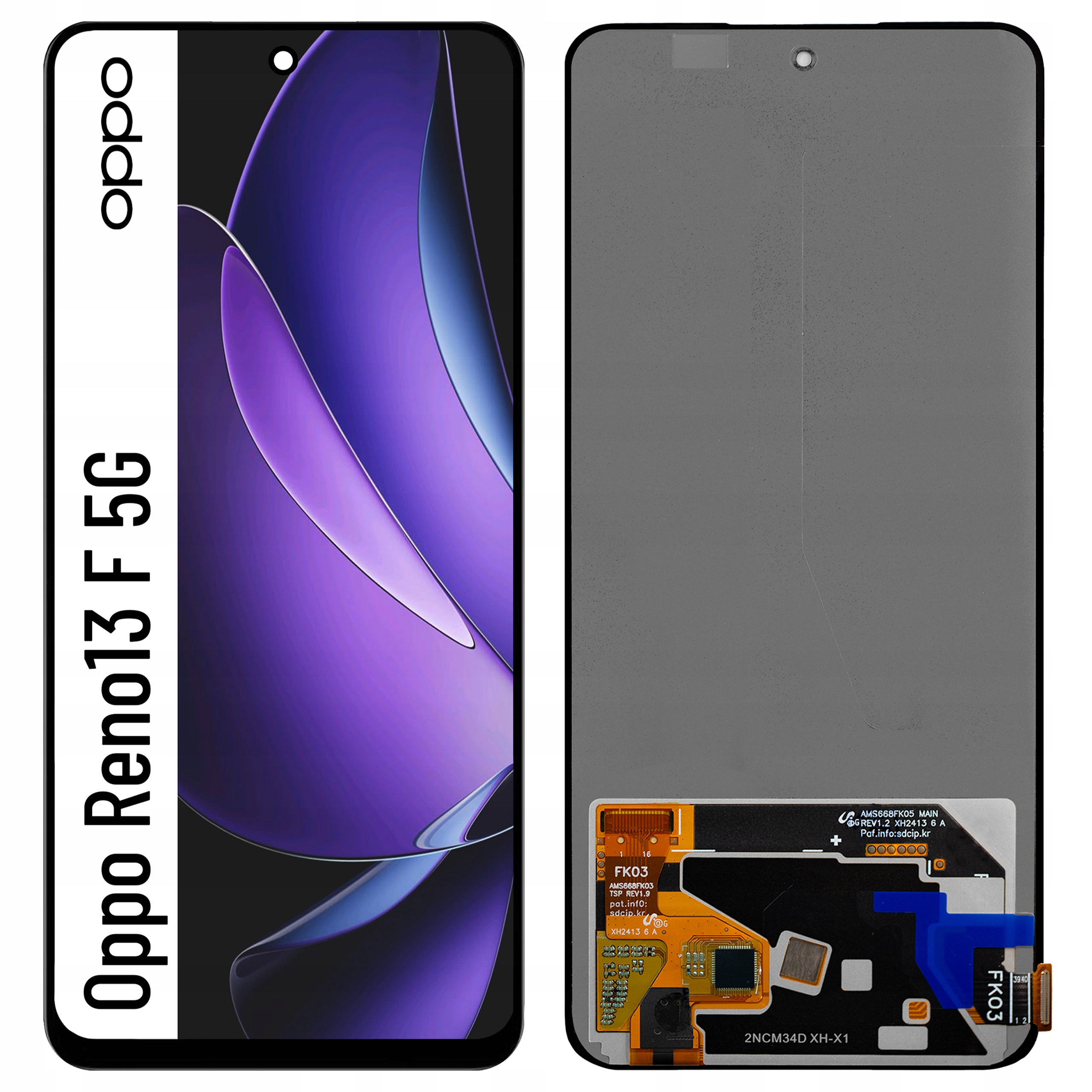 Amoled displej pro Oppo Reno 13 F 5G Displej Dotyk