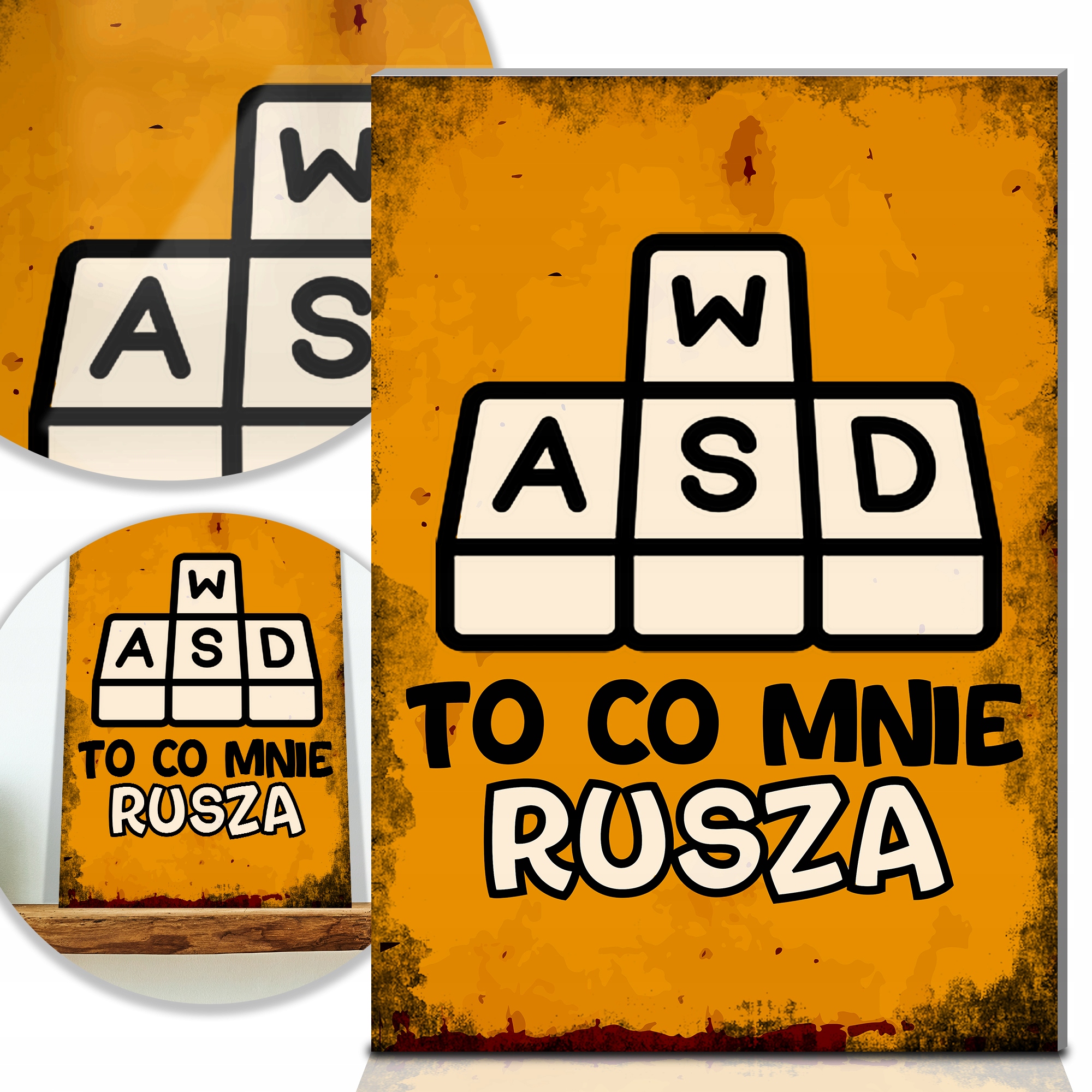 

Tabliczka do Pokoju dla Gracza Wasd Wiele Wzorów