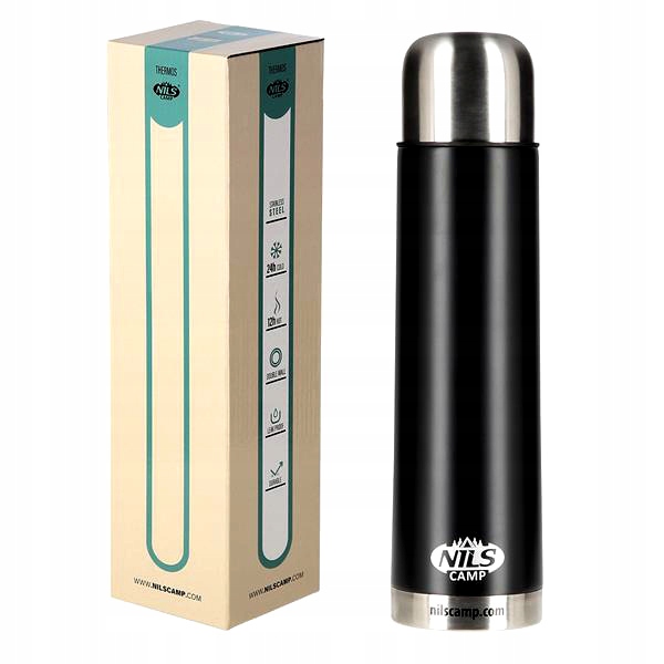 

Pojemny Kubek Termiczny Termos Stal Szczelny Duży