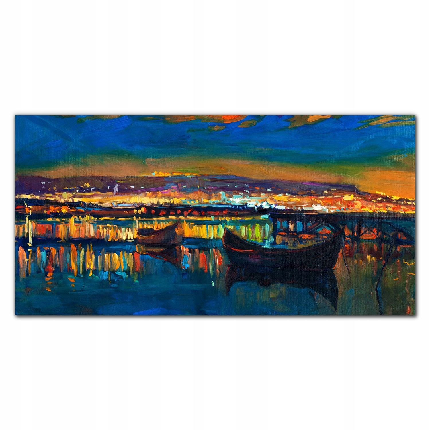 Tvrzené sklo lacobel Městské jezero 100x50 cm