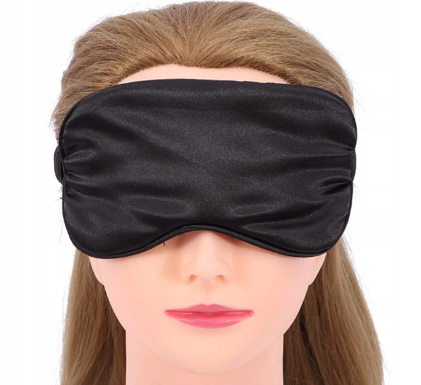 OPASKA * MASKA NA OCZY DO SPANIA CZARNA Marka inna