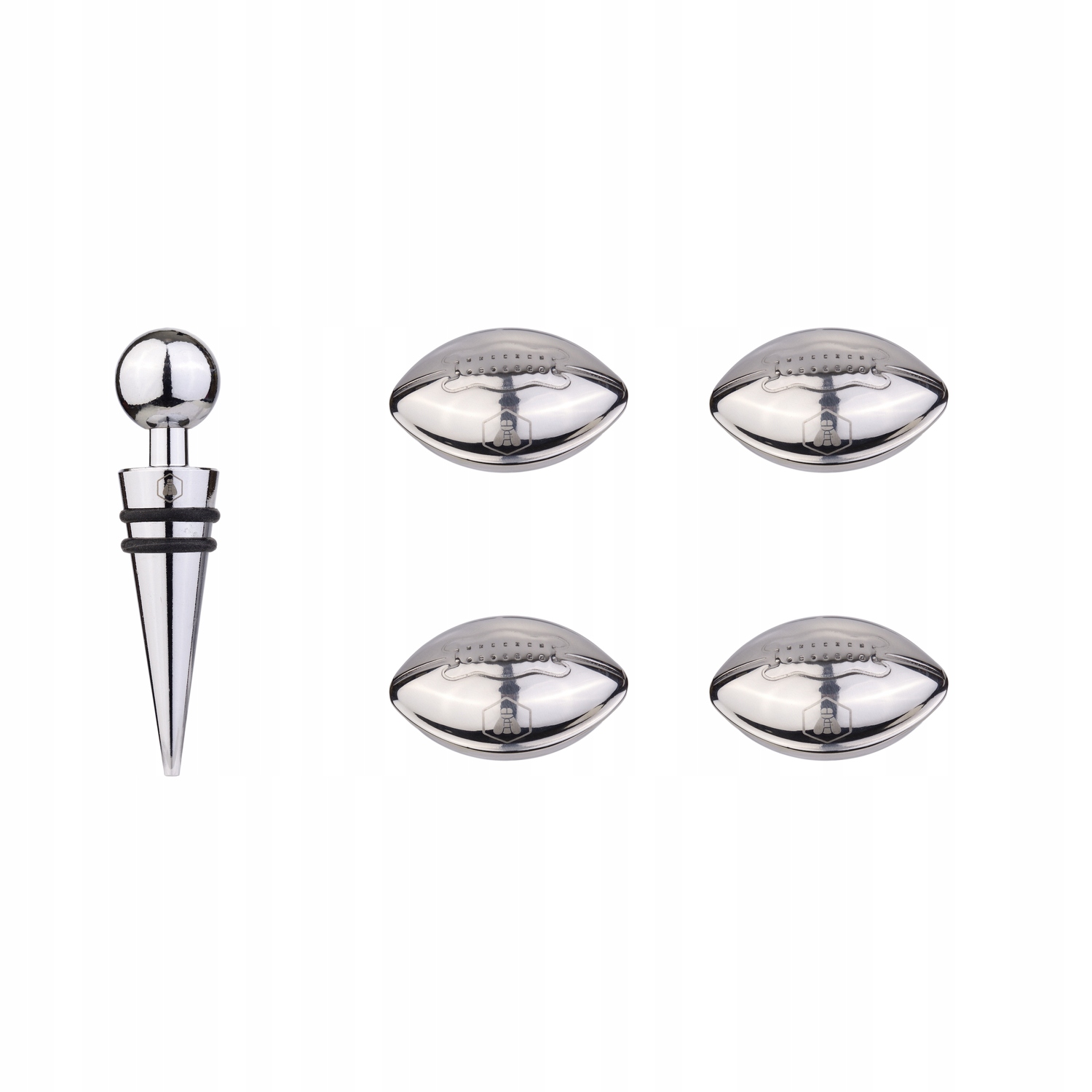 Sada zátek na víno chladící kuličky Laguiole zátka kostky ledu