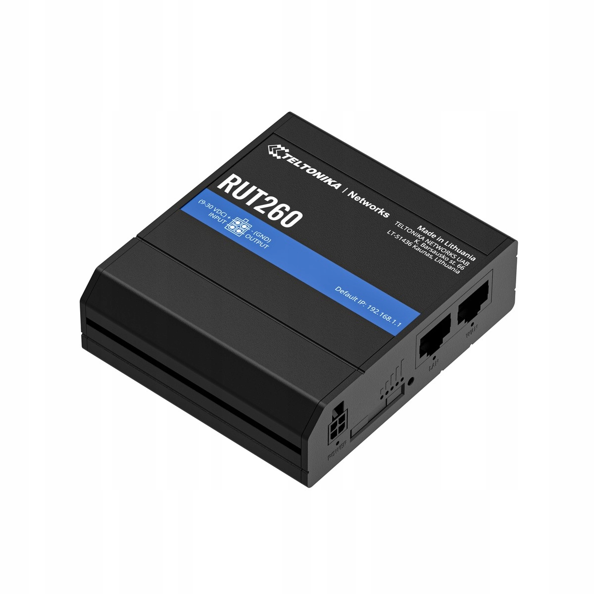 Teltonika RUT260 Priemyselný router Lte Cat.6, 2x Lan 100Mb/s WiFi 2,4G
