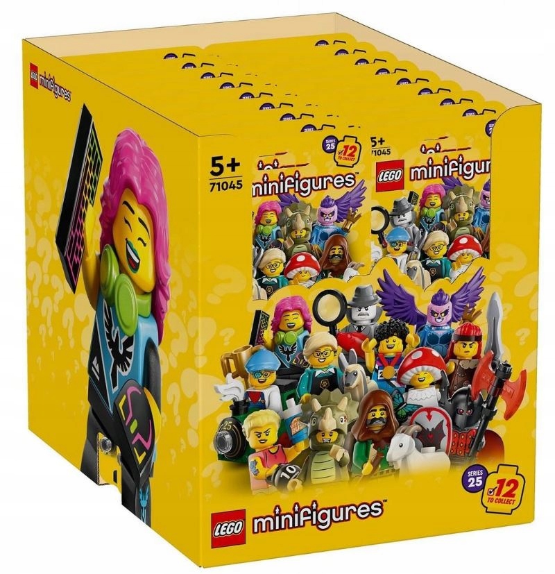 Lego Minifigures Seria 25 3 Komplety 36 Sztuk Figurek – 71045