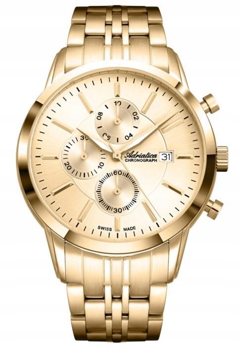 Nové Originální Pánské Hodinky Adriatica A8306.1111CH Chronograf