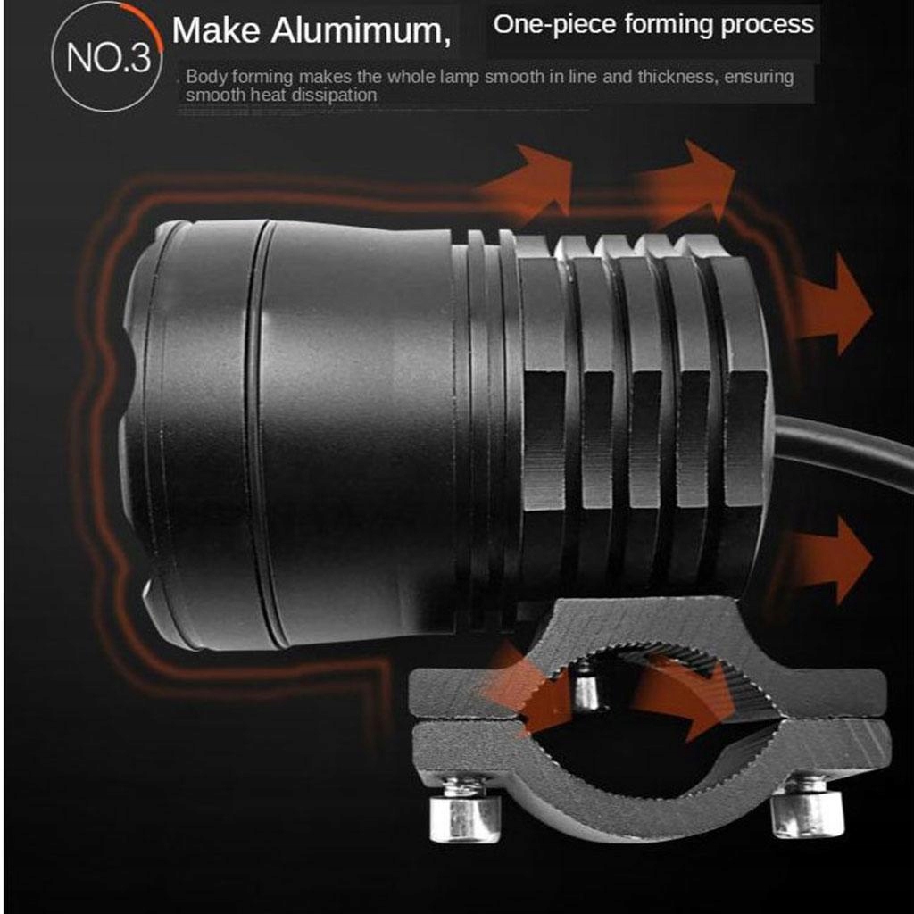 2x reflektor motocyklowy LED z uchwytem do EAN (GTIN) 6912637179865