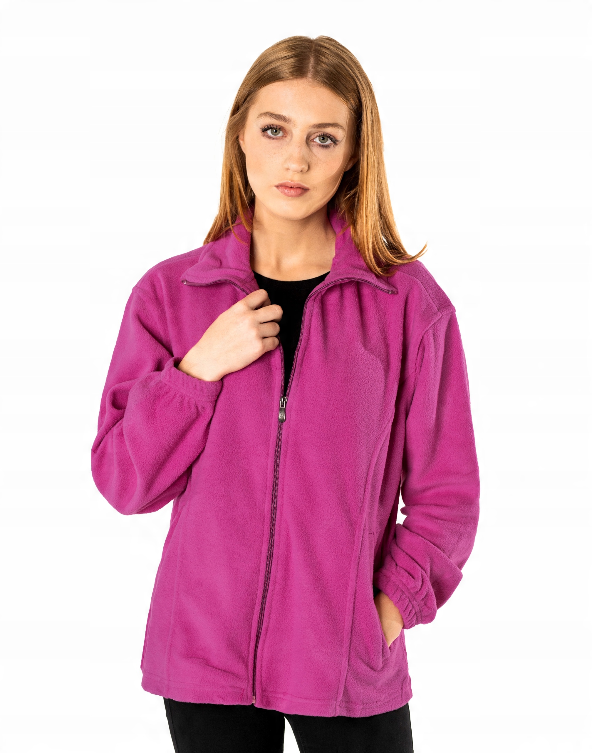 

Ciepła Bluza Polarowa Damska Zasuwana 3048-3 r XXL