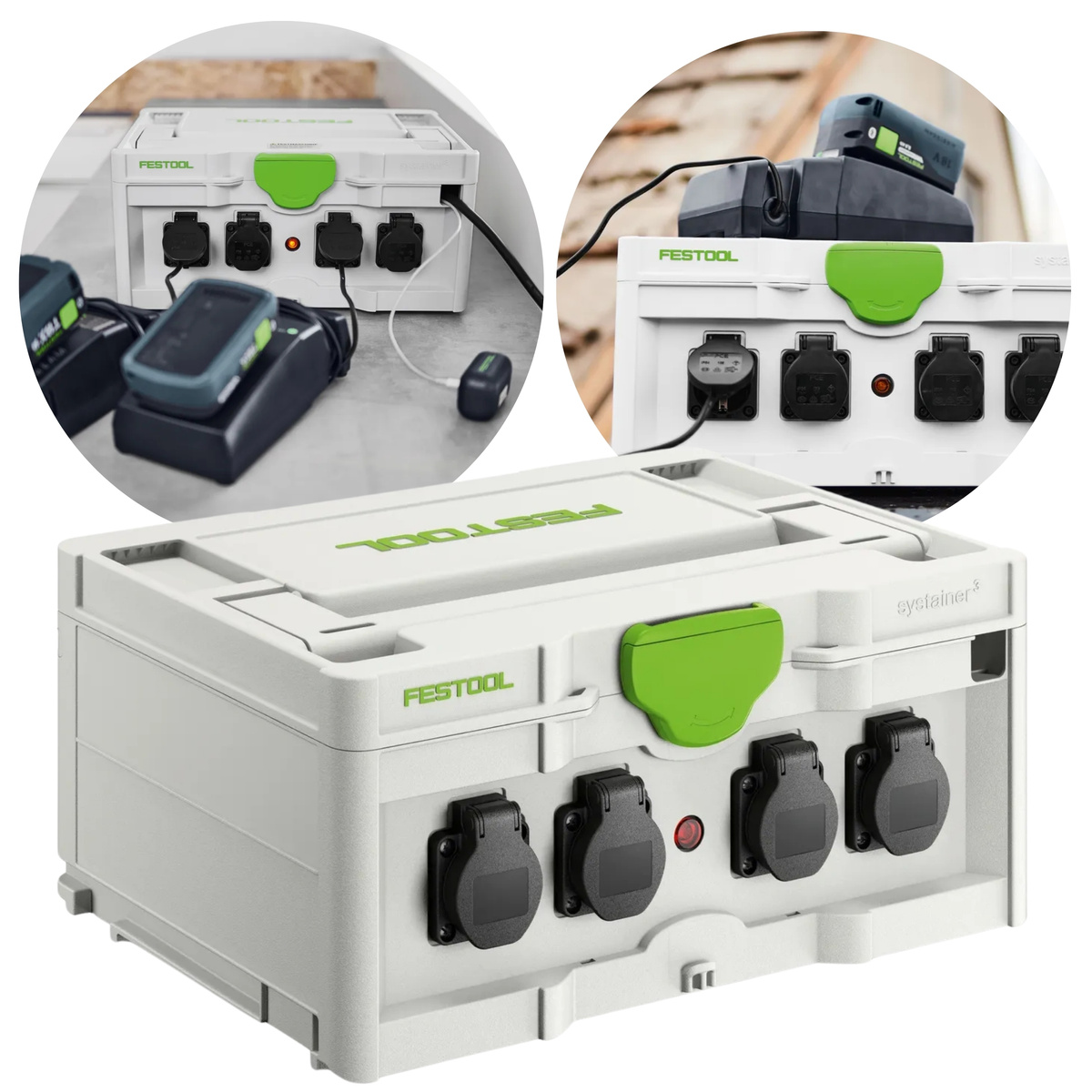 Festool 578573 2500W 10m SYS3-PH M 187 Be/cz/fr/sk Bęben Rozdzielacz Prądu