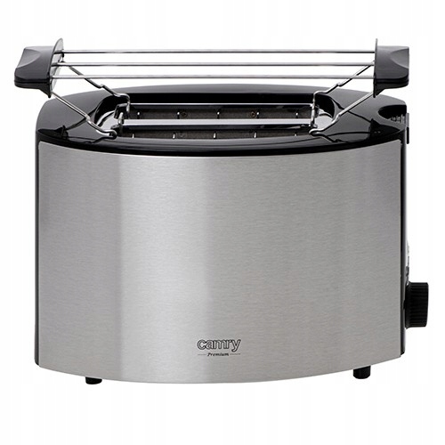 Toster CR 3215 2 kromki 1000W Stylowy z Rusztem i Funkcją Rozmrażania
