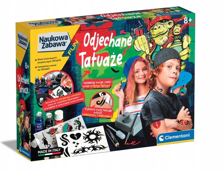

Clementoni 50721 Naukowa Zabawa Odjechane Tatuaże