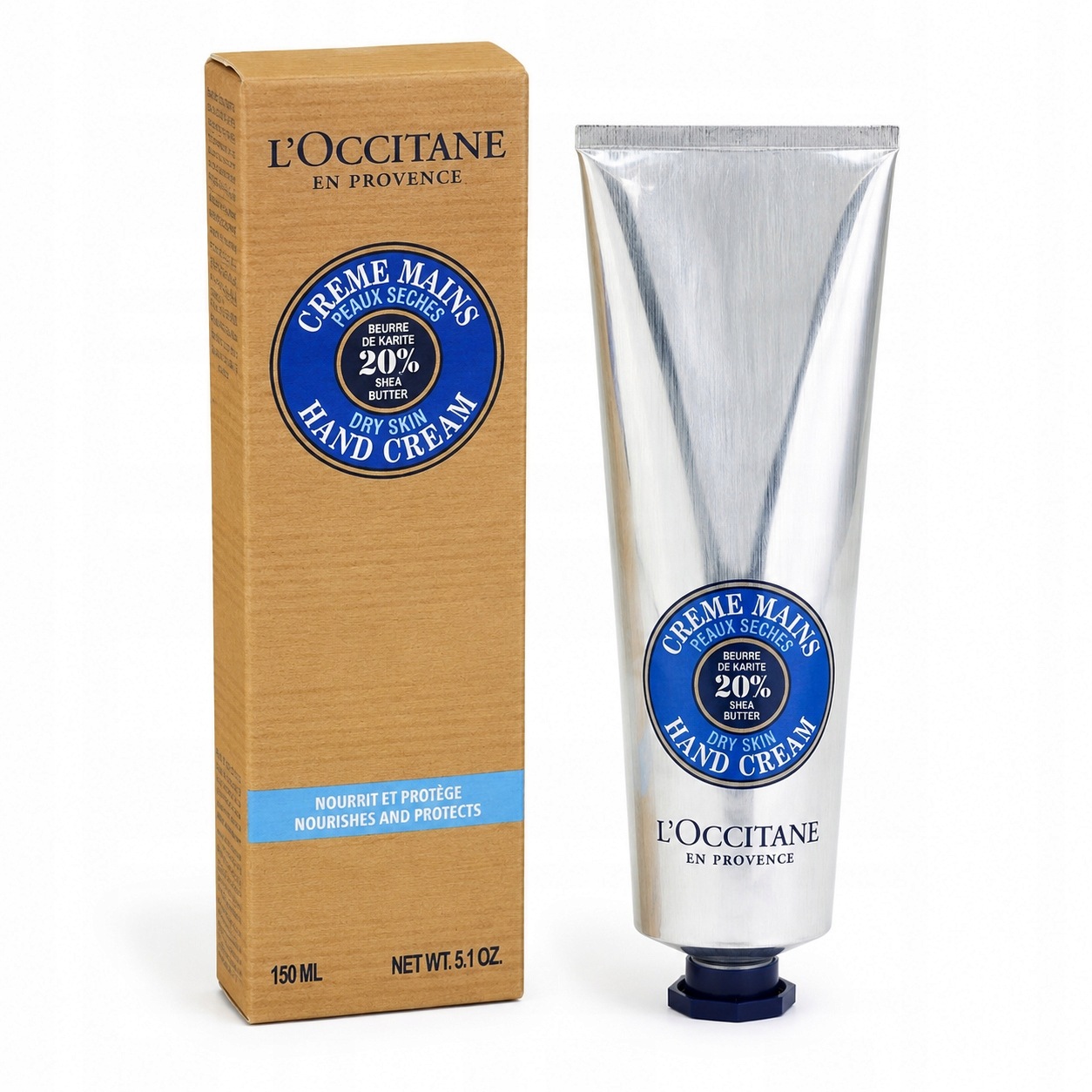 L'occitane Shea Butter Výživný Krém Na Ruce 20% Bambuckého Másla 150 ML