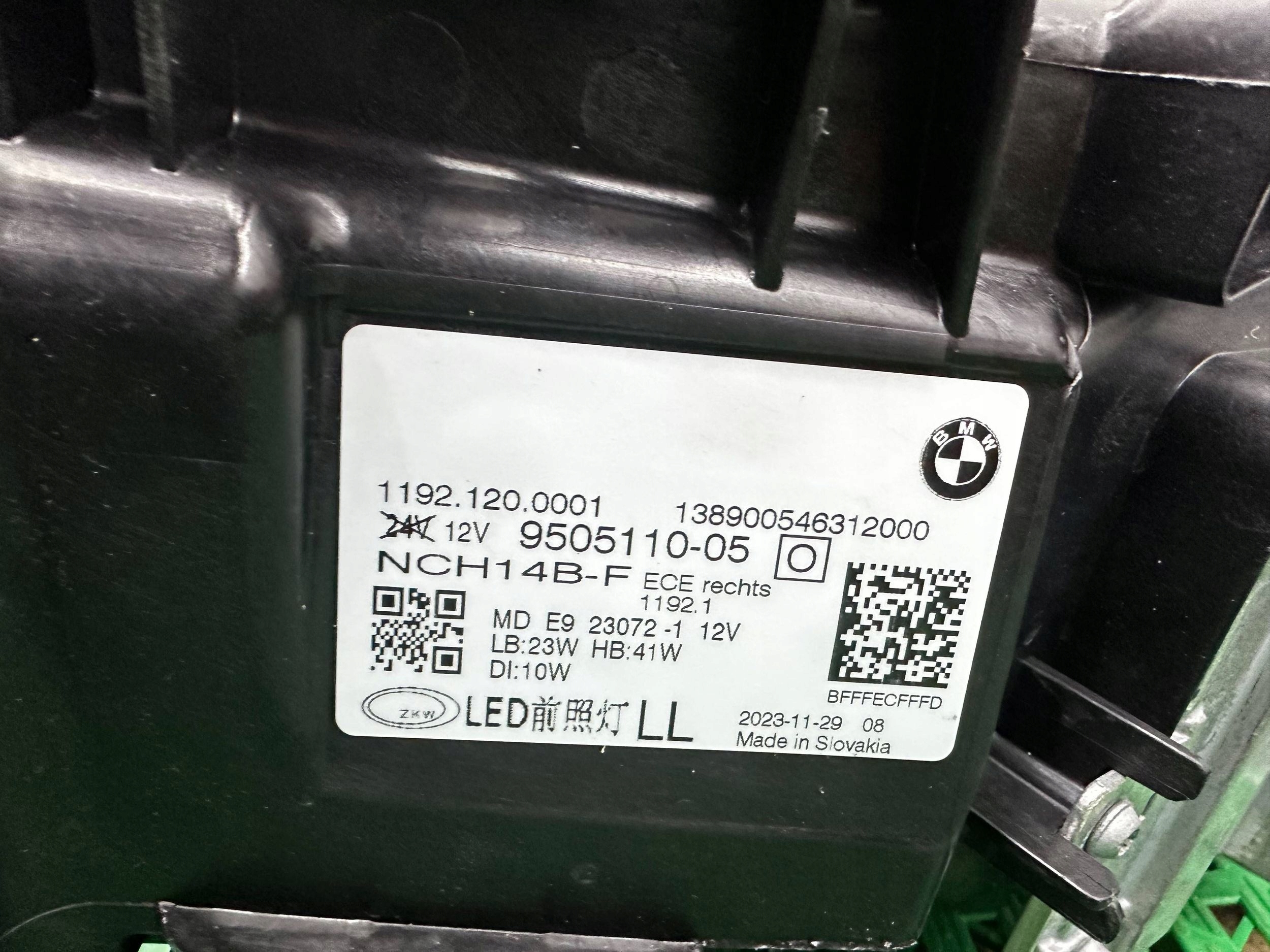 Komplet reflektorow przednich front BMW 4 G22 G23 G24 G26