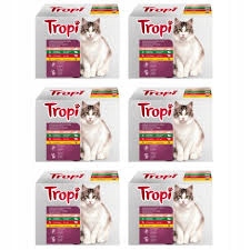 Tropi mokré krmivo pro kočky kapsička 100 g mix chutí 72 ks