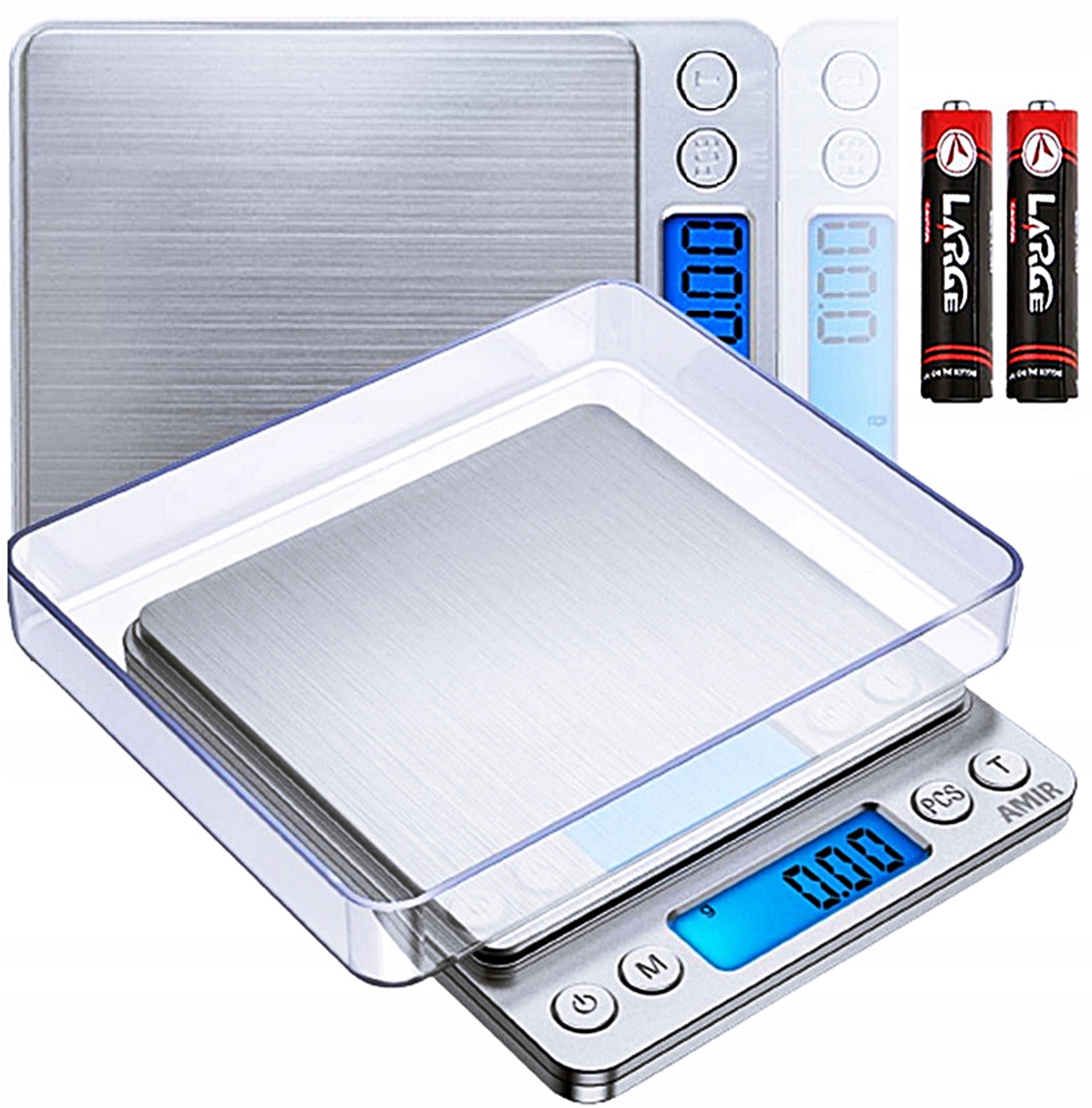 

Waga Jubilerska Cyfrowa Precyzyjna LCD 500G 0,01G