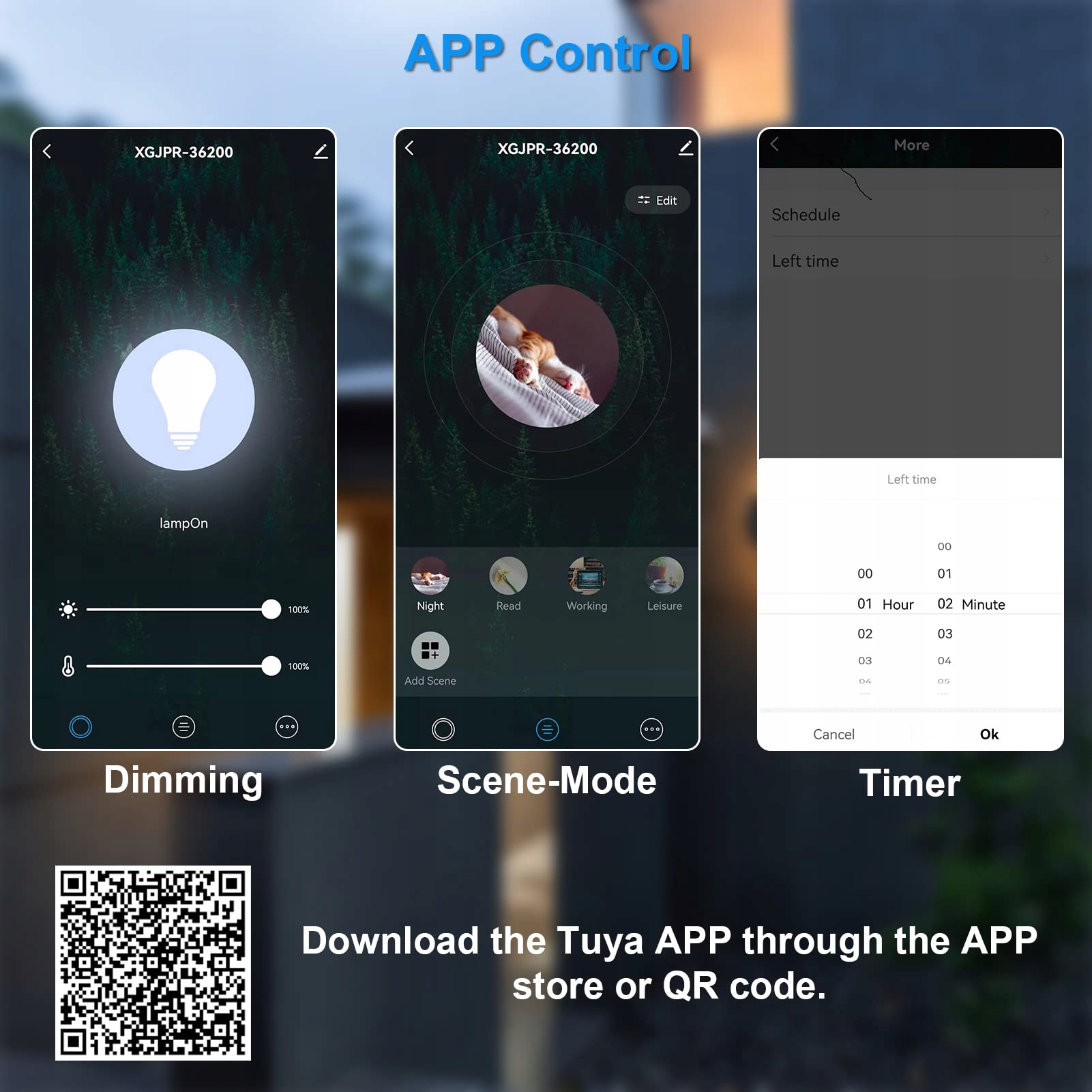 KLIGHTEN LED 24W Outdoor Wall Lamp, App Dimmable, IP65 — miniatura 4