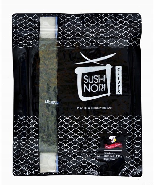 

Glony Nori Silver 50 Arkuszy 125 g