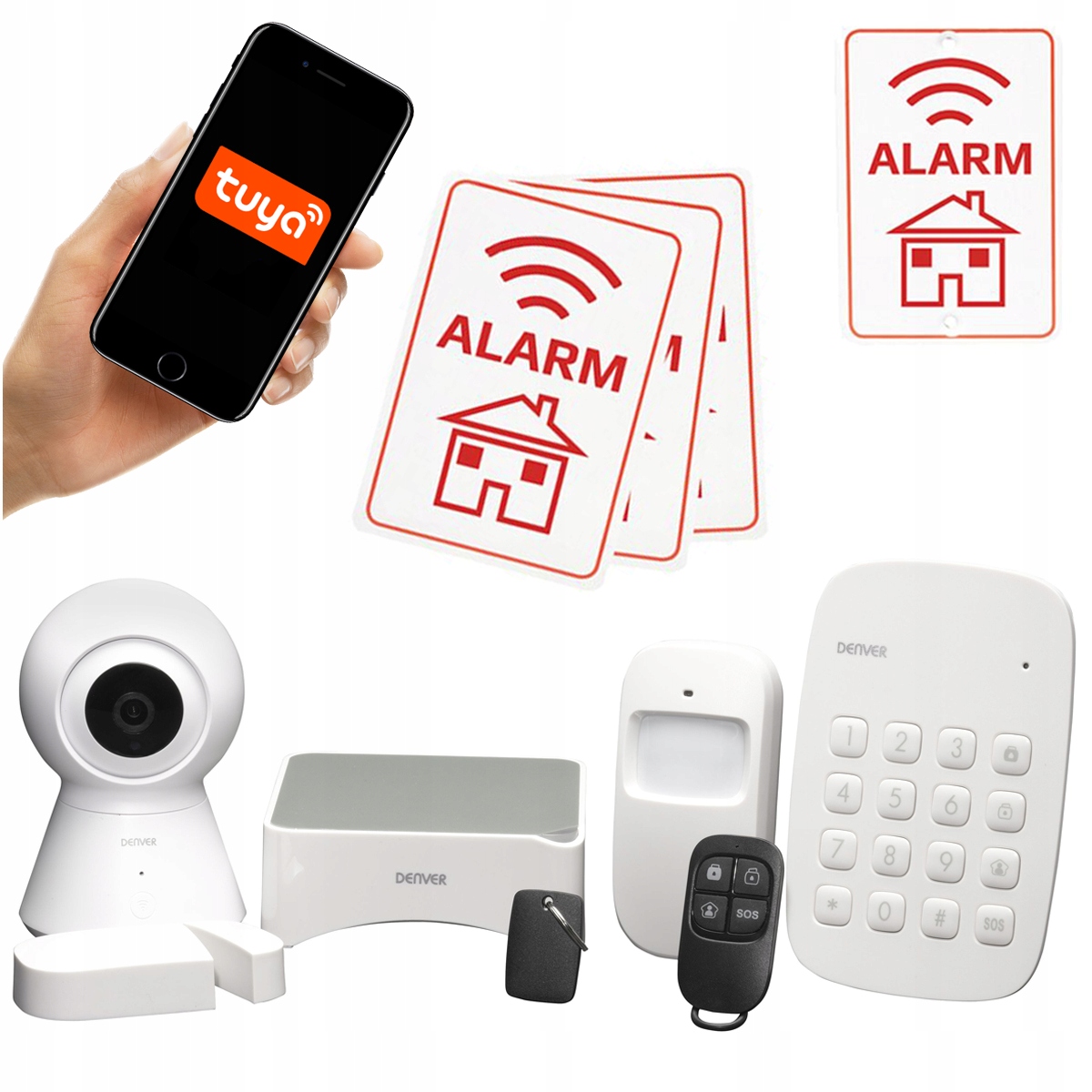 Denver Bezdrôtový Zabezpečovací Systém Gsm Siréna