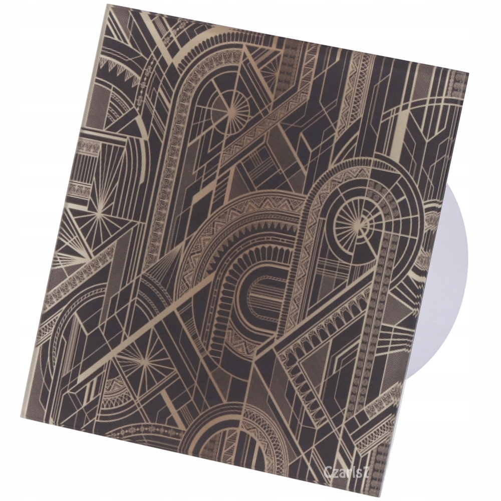 Sklenený Ventilátor Panel FH02 Higrostat Fi 120