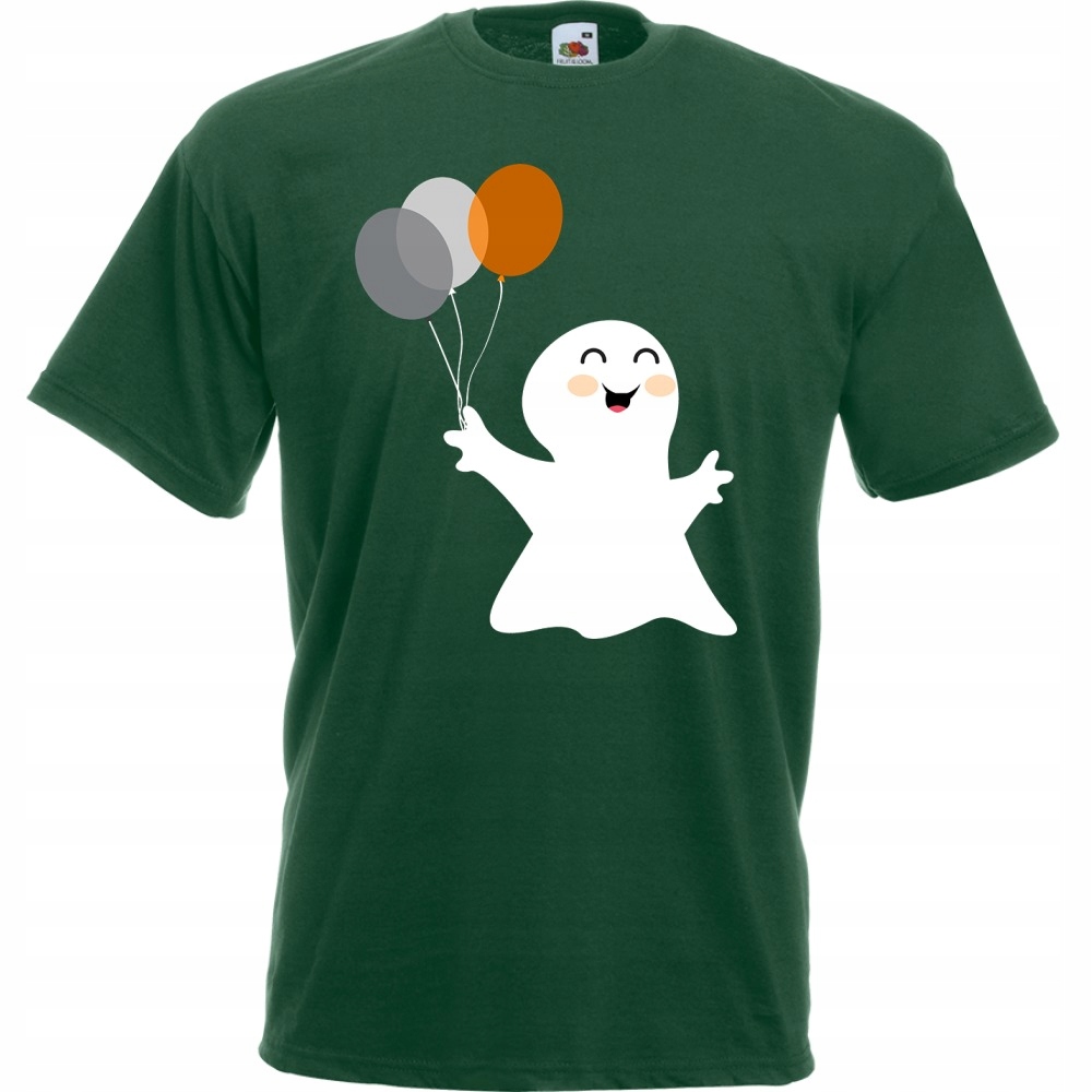 

Koszulka duch balony halloween XXL butelkowa