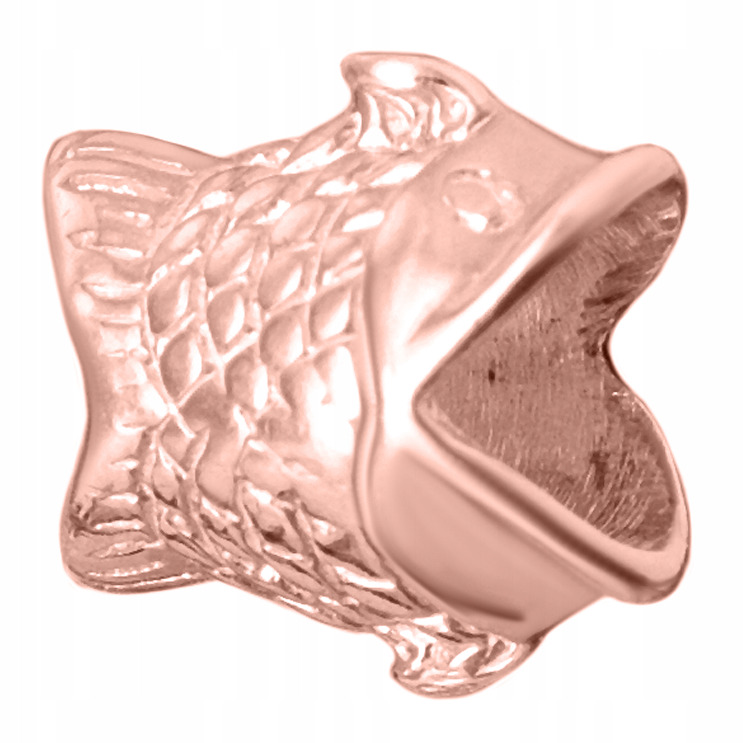 Charms Pozlacený Rybka Korálek s Rybou Nemo Ocean Moře Fish Stříbro 925