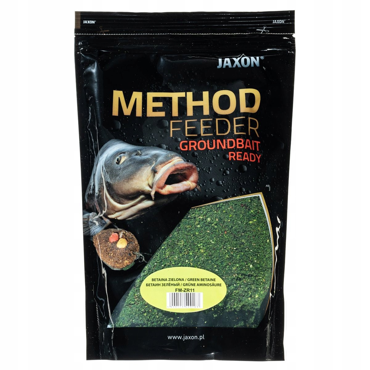 Zanęta Jaxon Method Betaina Zielona 750g