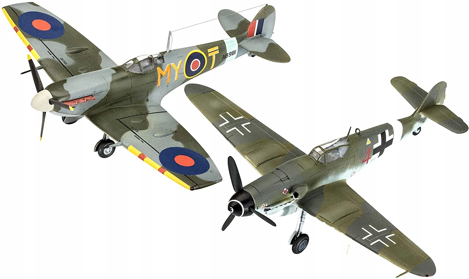 Revell model ke slepení BF109g-10 Spitfire Mk.v