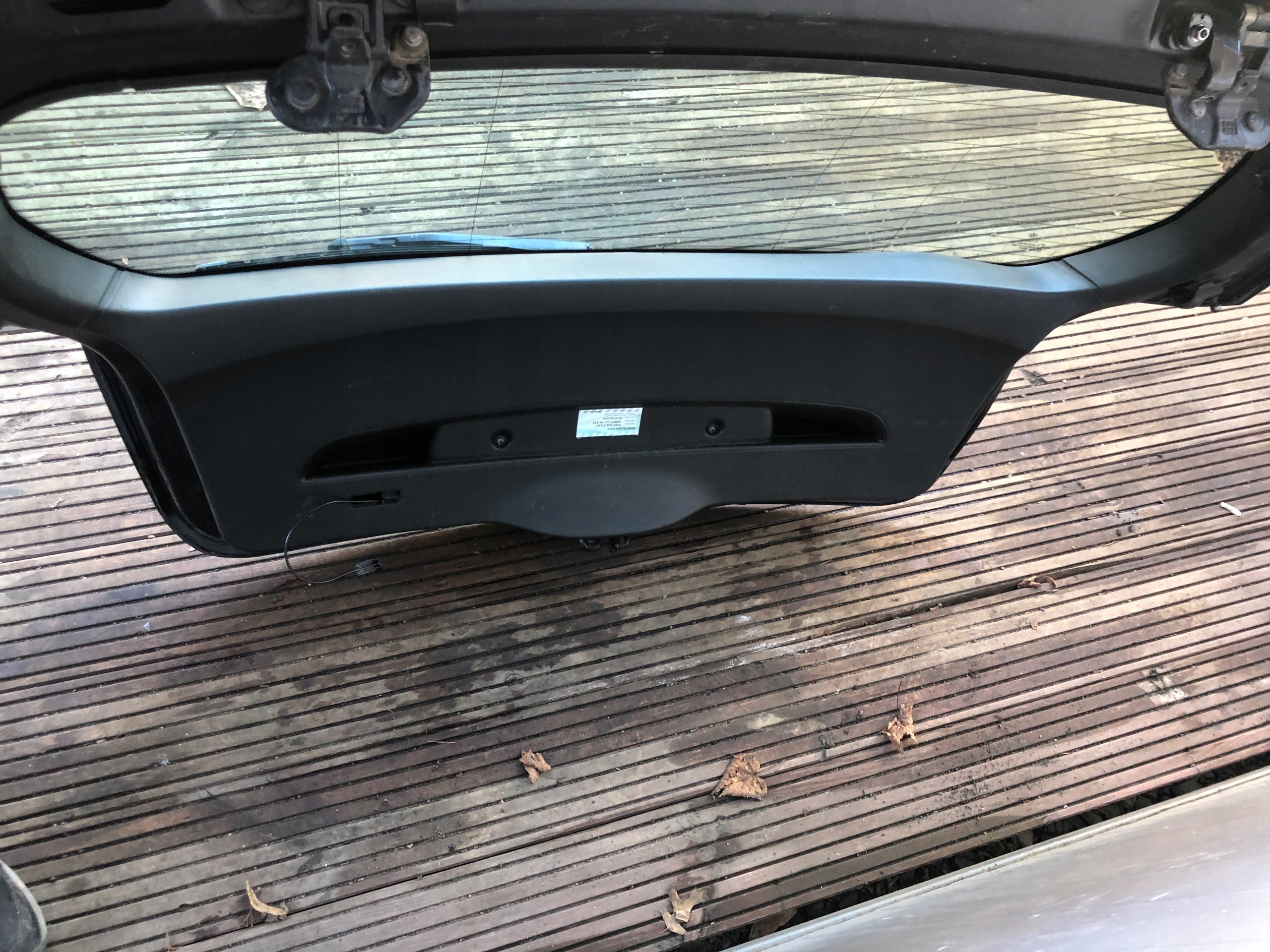 BMW 1 E87 complete trunk door boot black 668