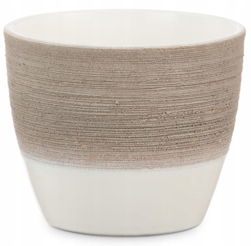 

Brązowo-kremowa osłonka na doniczkę 14 Scheurich