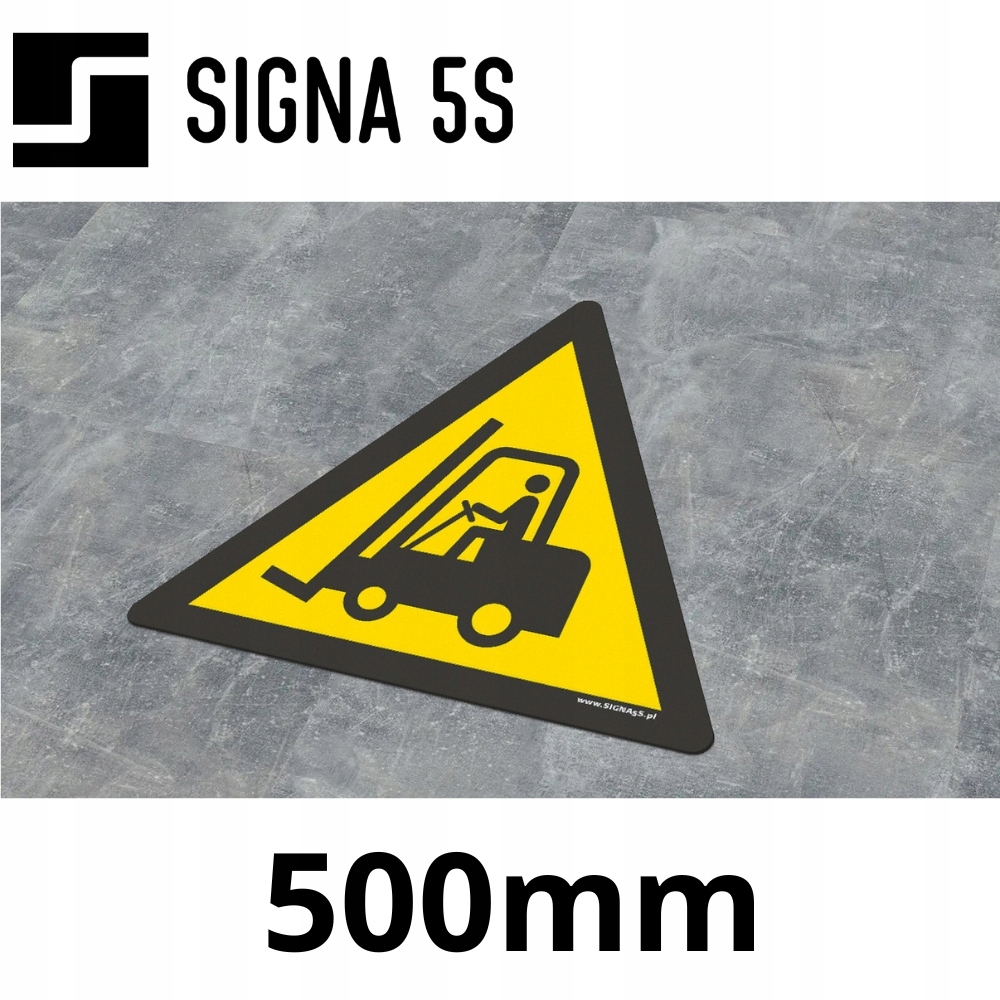 Podlahová značka SafeWalk „Pozor na vozíky“ 50 cm R10