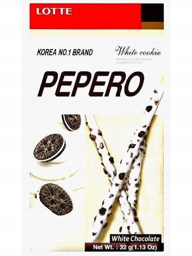 Levně 4 x Tyčinky Pepero White Cookie 32 g Lotte