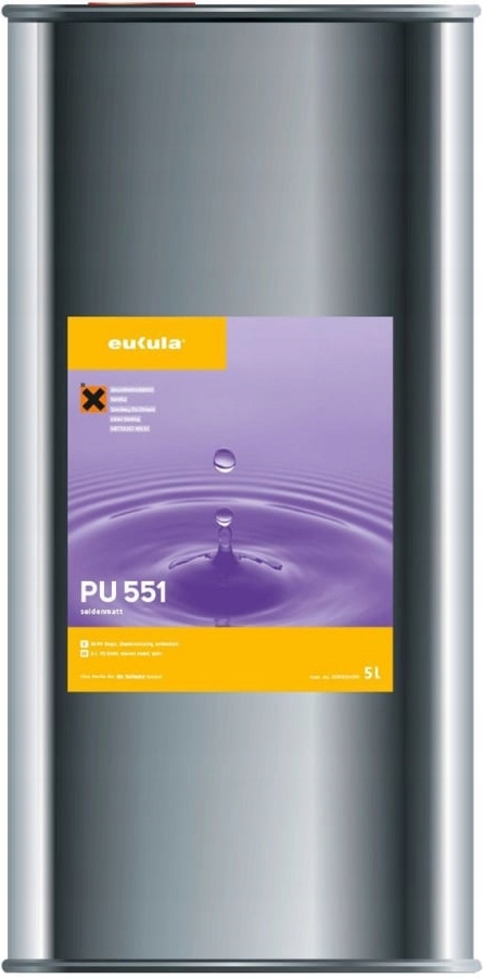 Eukula Pu 551 Satin 5L chemický polyuretanový lak 2K na dřevěné podlahy