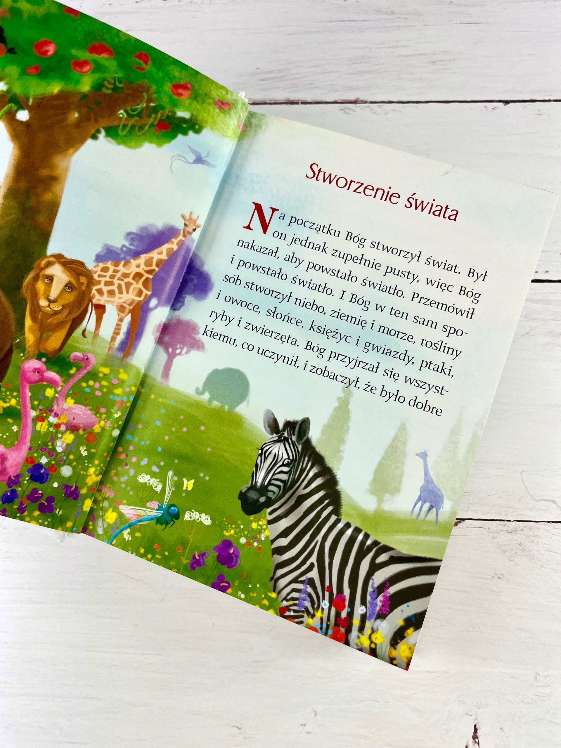 BIBLIA NA CHRZEST PAMIĄTKA DLA DZIECI Z GRAWEREM ŚWIĘTA HISTORIA KOMUNIA Numer wydania 1