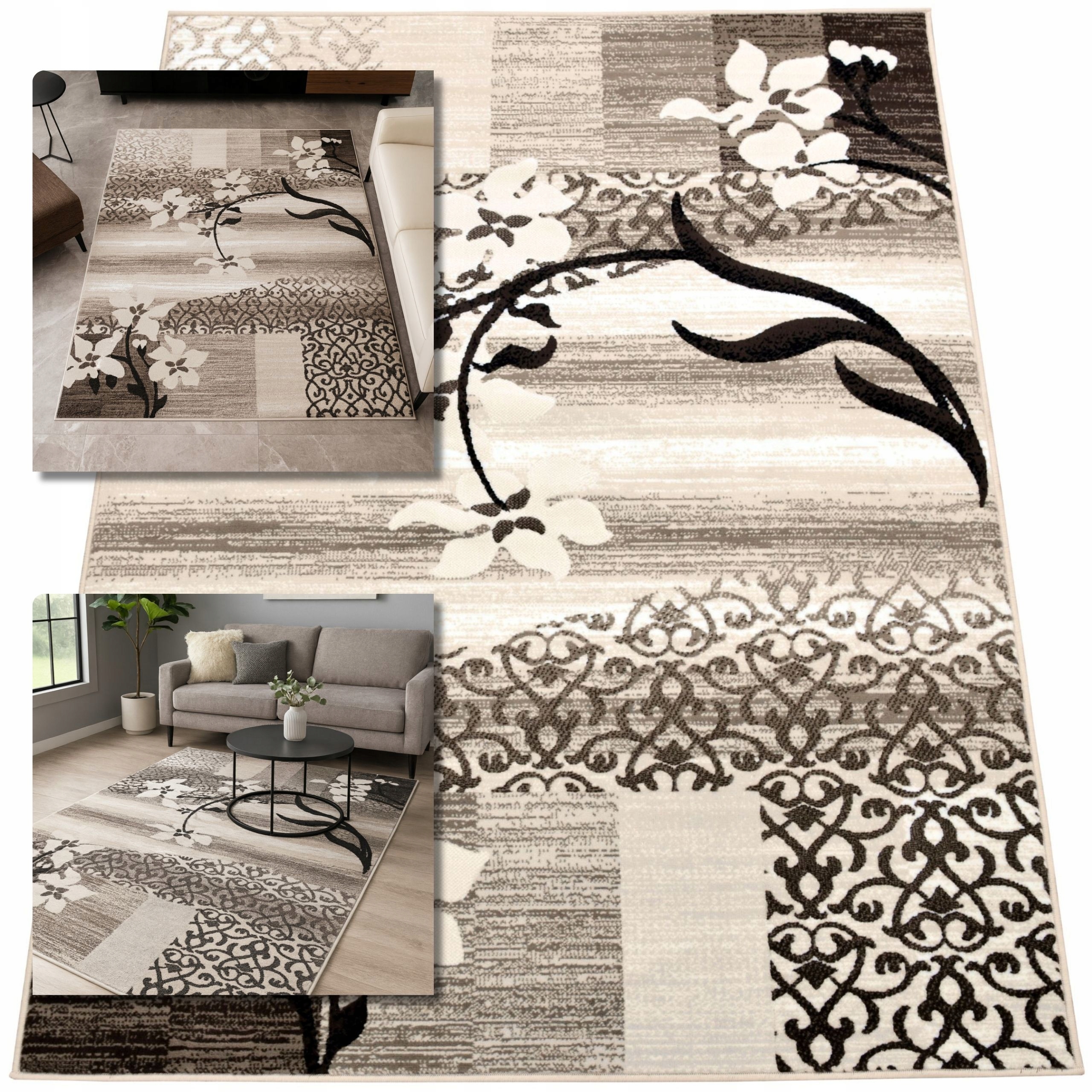 Koberec 120x170 Venezia Béžový Koberec Do Obývacího Pokoje Belgický Koberec Do Ložnice