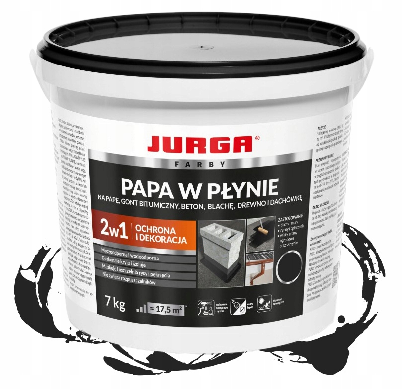 Jurga papa w płynie czarna 7kg