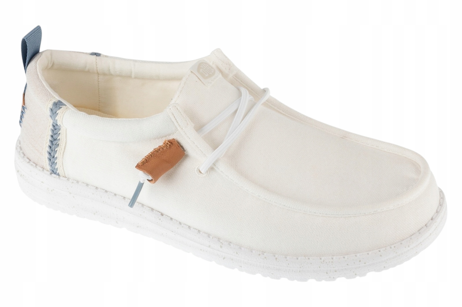 Hey Dude Wally Summer Linen (45) Boty Tenisky Pánské Látka Bílá