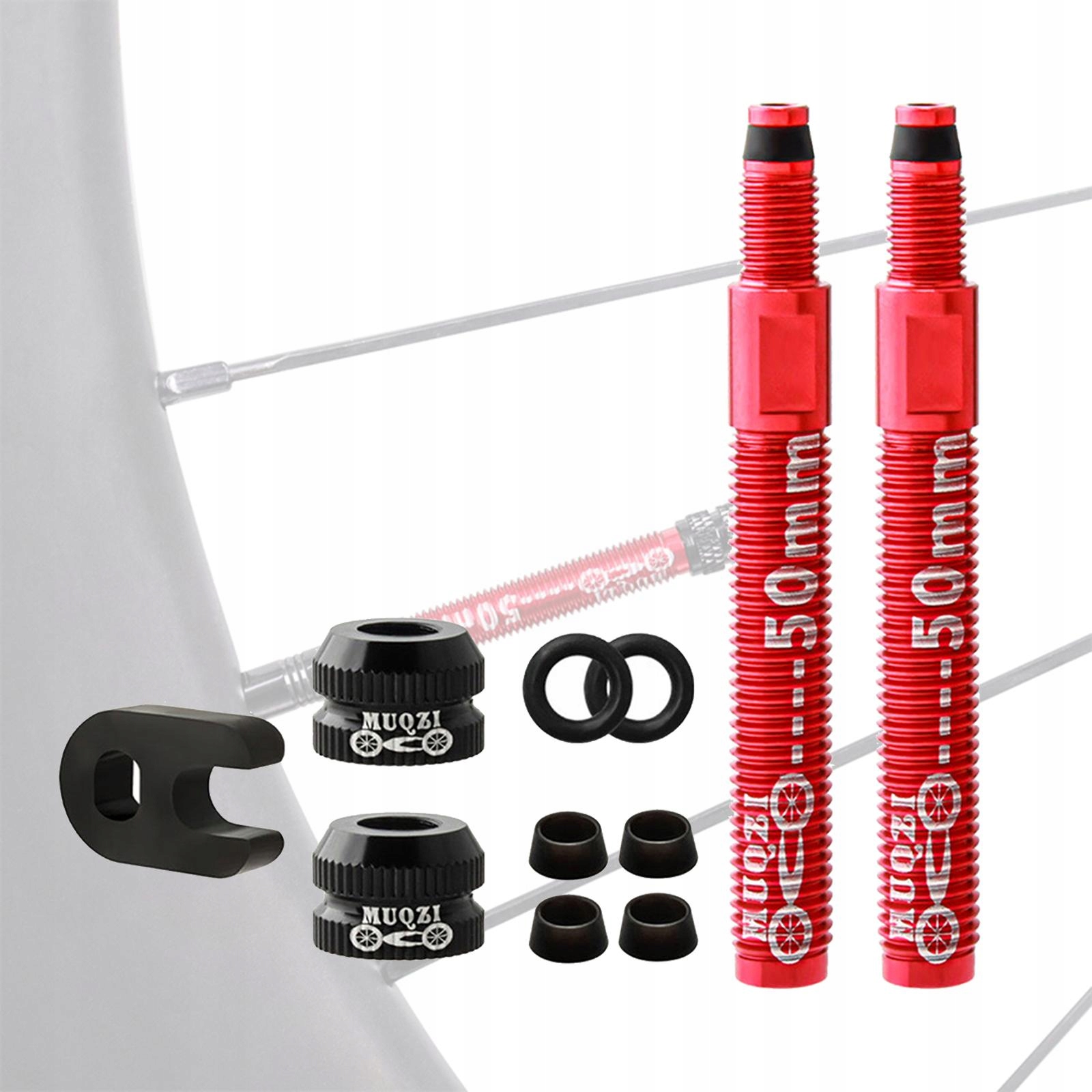 Rower szosowy Opona bezdętkowa Presta Model Zestaw do konwersji zaworów zaworów zaworów