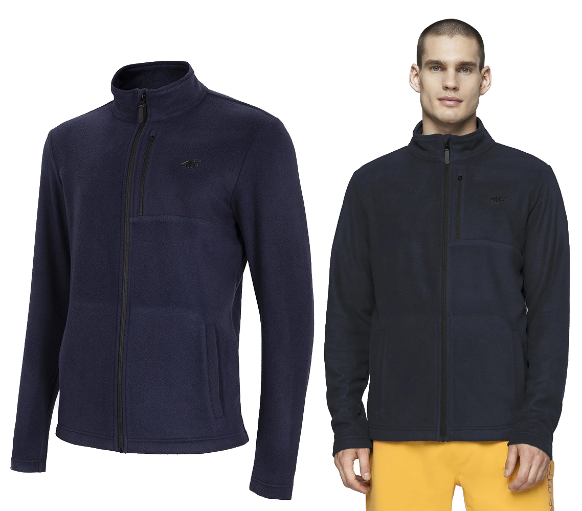 

4F Polar Męski Bluza Bez Kaptura Ciepła PLM003 3XL