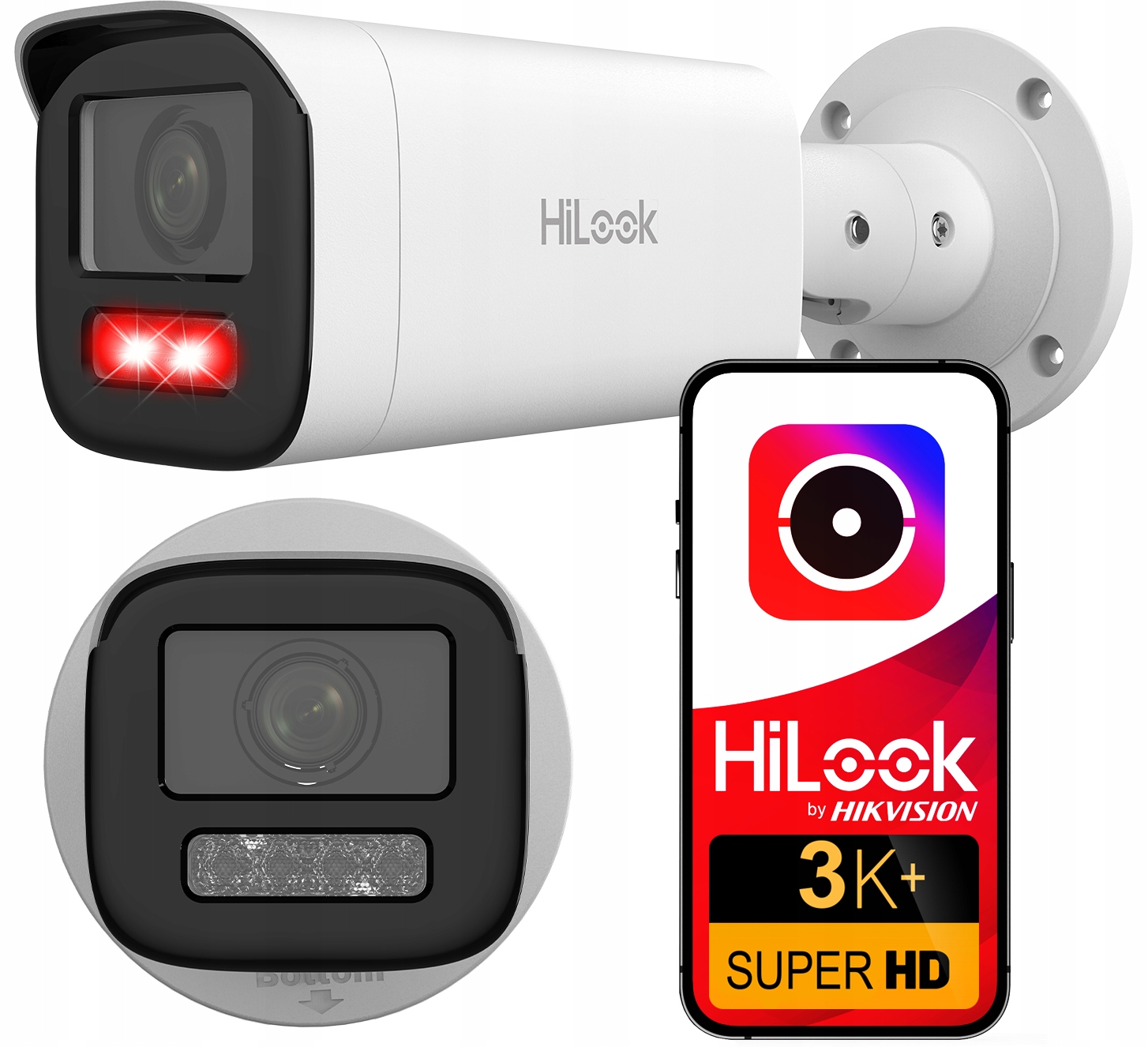 Ip kamera 6MPx Hikvision HiLook IPC-B660HA-LZU 2.8-12mm Detekcia MD 2.0 PoE